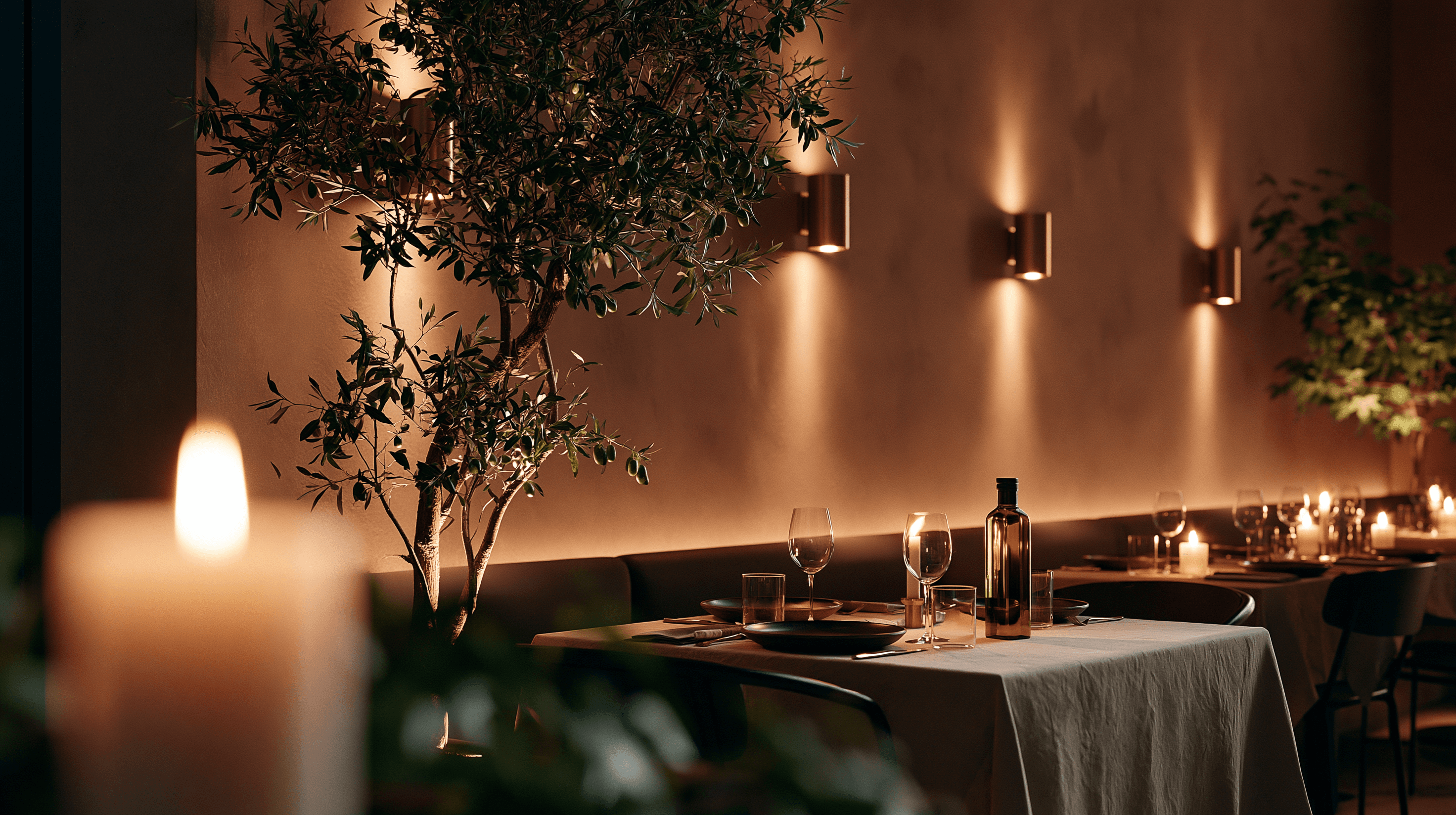The dining room