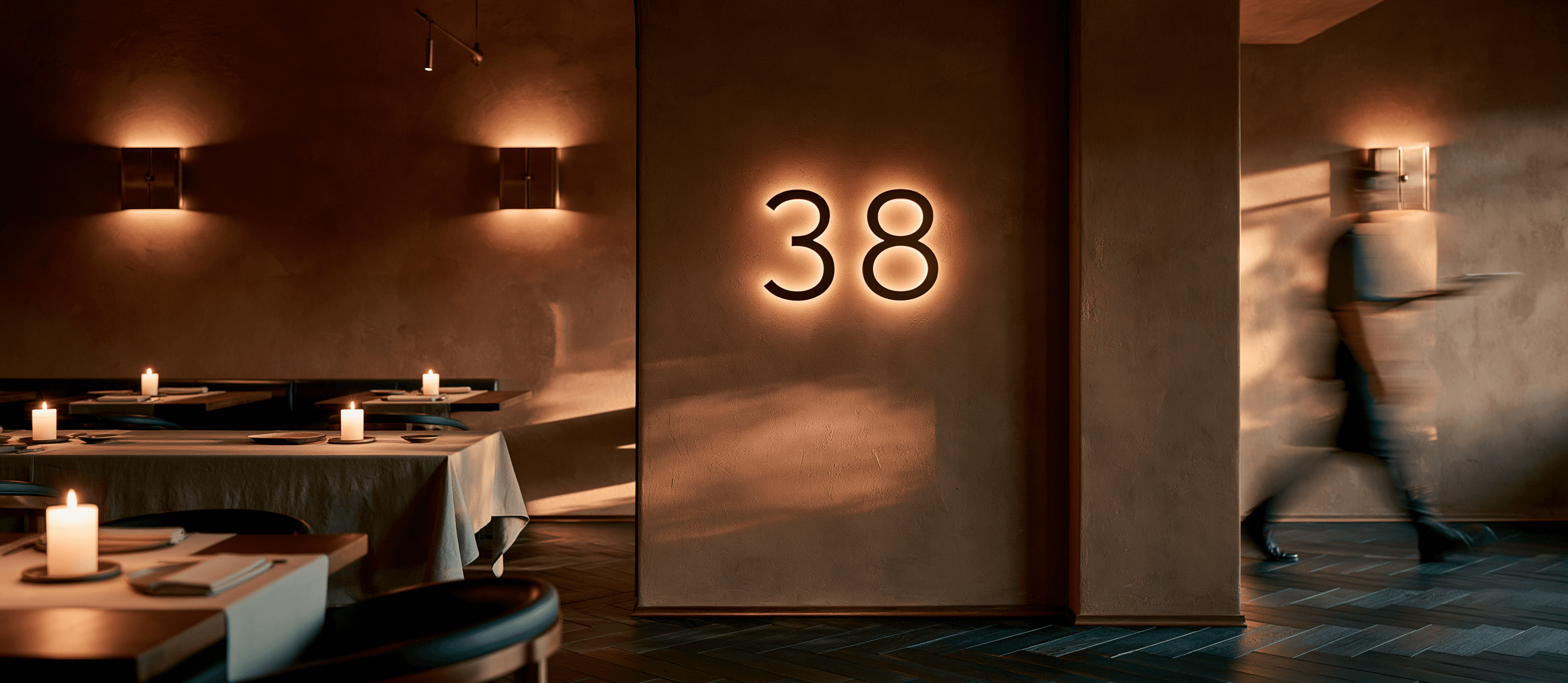The Lumina dining room from the back of house